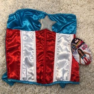 captain america corset top